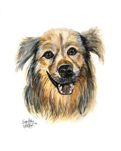 Load image into Gallery viewer, Watercolor Pet Portrait (Mulligan Series)
