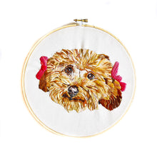 Load image into Gallery viewer, Embroidered Pet Portrait
