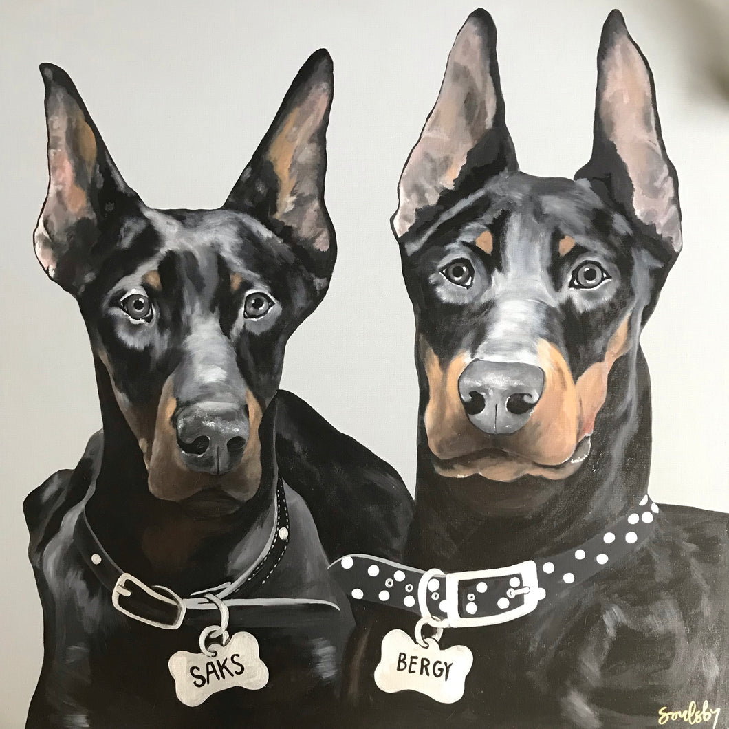 Acrylic Pet Portraits (Mulligan Series)