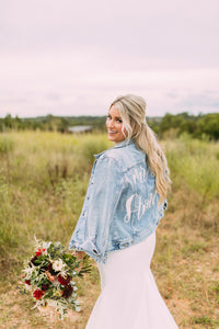 Custom Bridal / Wedding Denim Jackets