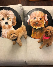 Load image into Gallery viewer, Round Pet Portraits

